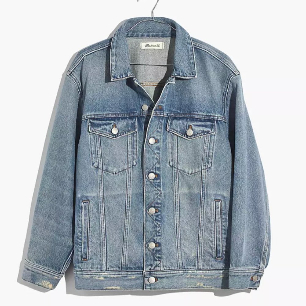 Madewell Oversized Trucker Jean Jacket NWT